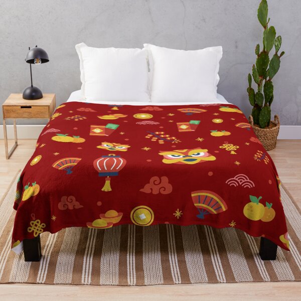 Item preview, Festive Red New Year Celebration – Fireworks, Confetti, and Cheers designed and sold by Lu7u.