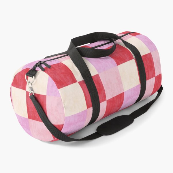 Item preview, checkerboard valentine plaid red pink cream preppy  designed and sold by aneladesigns.