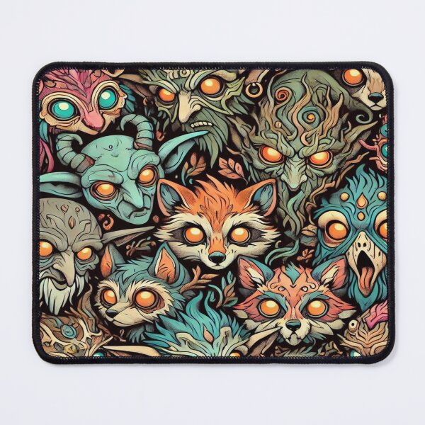 Item preview, Enchanted Grove Faces Reloaded Premium Trendy Best Gift designed and sold by Imaginarium of Chaos falcon88 .