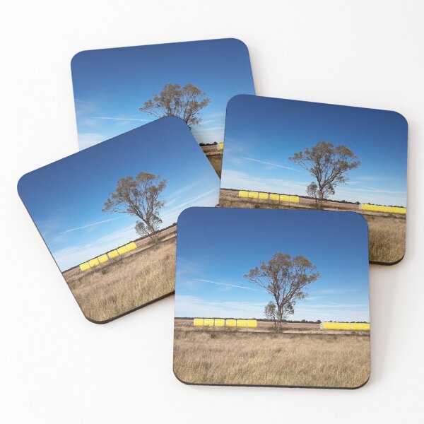 Item preview, Blue Sky and Cotton Bales in the Great Australian Outback  designed and sold by jaynerushton.