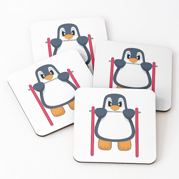 Item preview, Penguin Bodybuilder Pull ups Bodybuilding designed and sold by Snabdesign84.