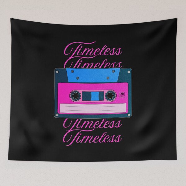 Item preview, Timeless Songs | Retro Cyberpunk Music Tape Cassette designed and sold by ObsidianDaz.