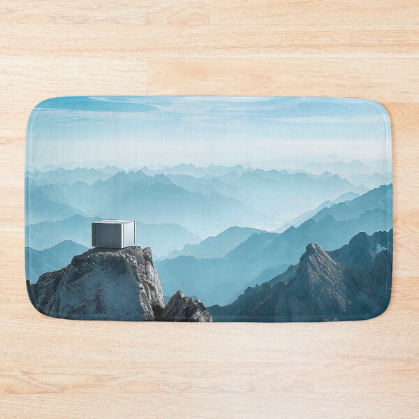 Item preview, Surreal Product Showcase on Secluded Mountain Peak with Vast Skyline  designed and sold by CheerForGoods.