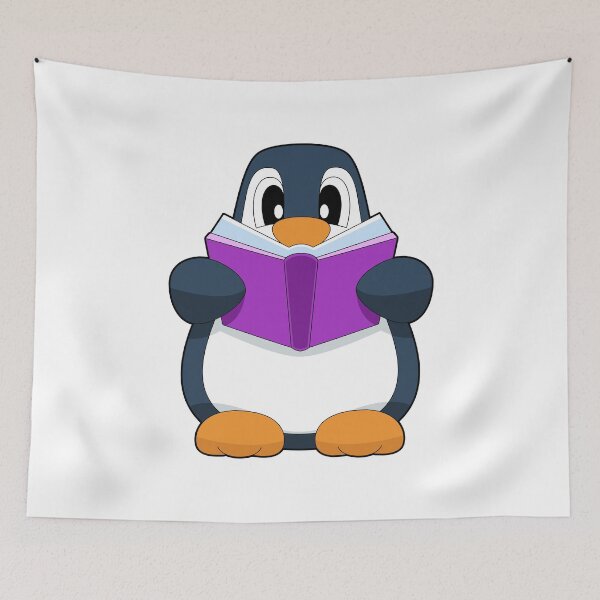 Item preview, Penguin Nerd Book designed and sold by Snabdesign84.