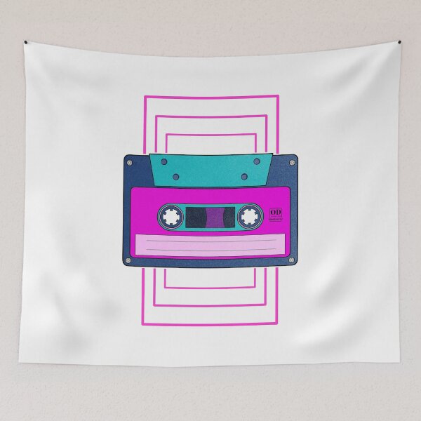 Item preview, Timeless Songs | Cyberpunk Vintage Music Tape Cassette designed and sold by ObsidianDaz.