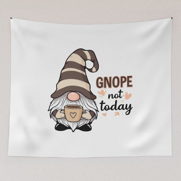 Item preview, Gnome With Coffee Cup designed and sold by Aise06.