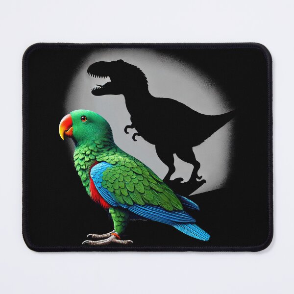 Item preview, Screaming Eclectus Parrot Bird Memes Funny Dinosaur designed and sold by Kimberley King Art  King Art.