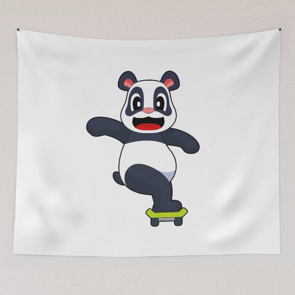 Item preview, Panda Skater Skateboard designed and sold by Snabdesign84.