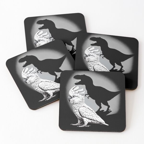 Item preview, Screaming Goffins Cockatoo Parrot Bird Memes Funny Dinosaur designed and sold by Kimberley King Art  King Art.
