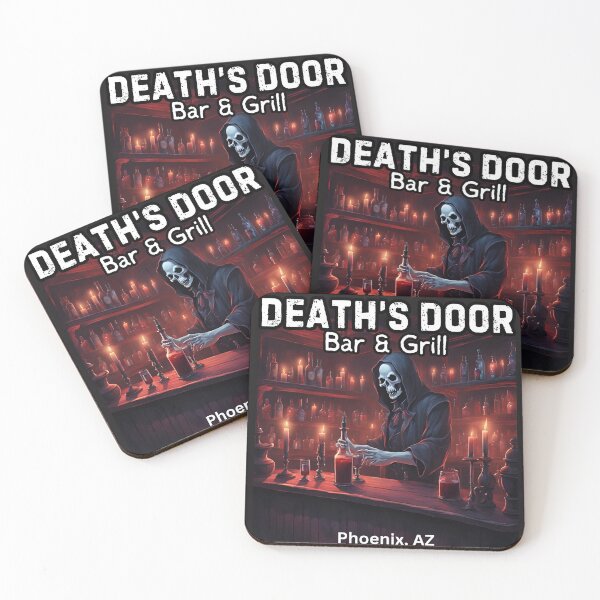 Item preview, Death's Door Bar and Grill designed and sold by FroggyFly Designs.