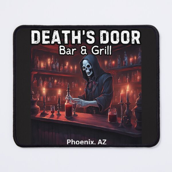 Item preview, Death's Door Bar and Grill designed and sold by FroggyFly Designs.