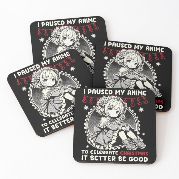 Item preview, I Paused My Anime For Christmas Fans designed and sold by LuminOrb.