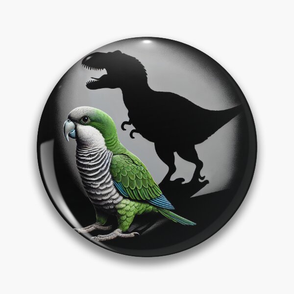 Item preview, Screaming Quaker Parrot Bird Memes Funny Dinosaur designed and sold by Kimberley King Art  King Art.