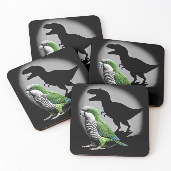 Item preview, Screaming Quaker Parrot Bird Memes Funny Dinosaur designed and sold by Kimberley King Art  King Art.