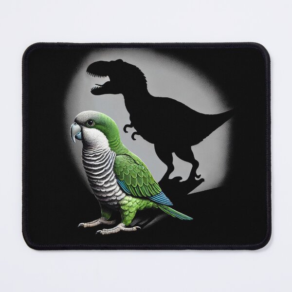Item preview, Screaming Quaker Parrot Bird Memes Funny Dinosaur designed and sold by Kimberley King Art King Art.