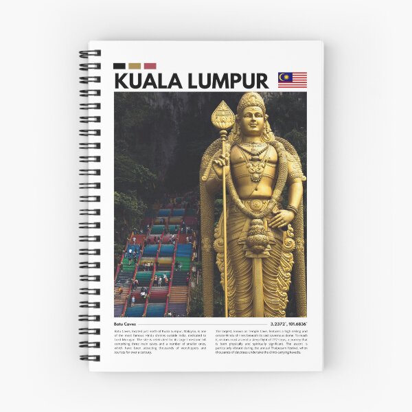 Item preview, Batu Caves Malaysia Iconic Landmark Wall Art designed and sold by FGoncalves.