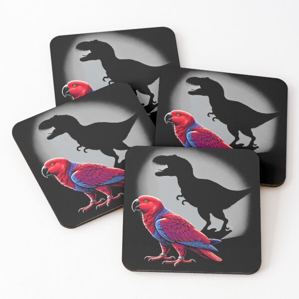 Item preview, Screaming Red Eclectus Parrot Bird Memes Funny Dinosaur designed and sold by Kimberley King Art  King Art.