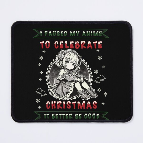Item preview, Anime Paused For Christmas Fun designed and sold by LuminOrb.