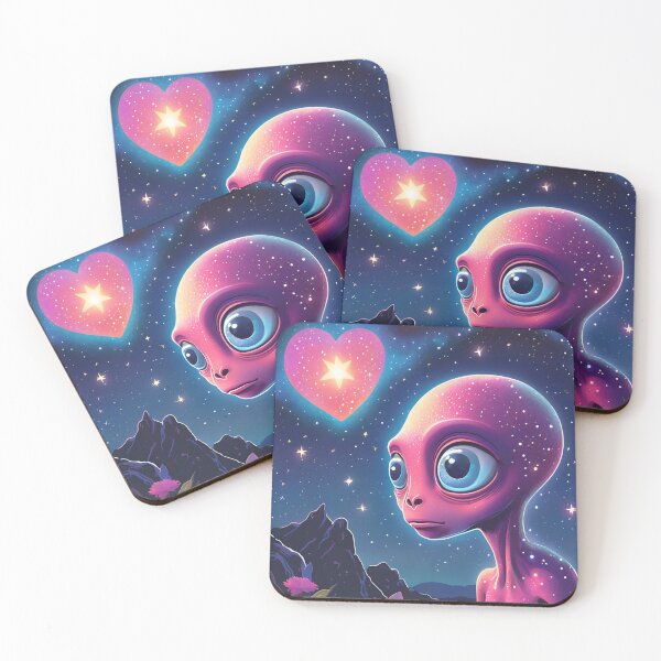 Item preview, Sad Alien Under a Starry Sky designed and sold by LMoonDesigns.