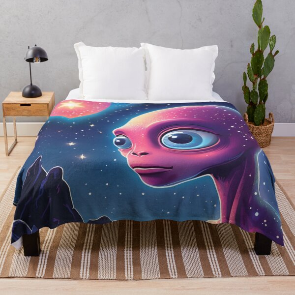 Item preview, Sad Alien Under a Starry Sky designed and sold by LMoonDesigns.