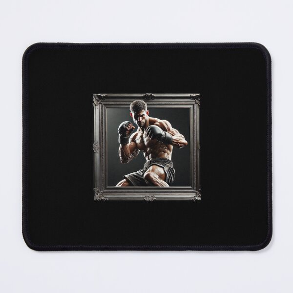Item preview, Kickboxer with Fighting Stance  designed and sold by WackyJacks.