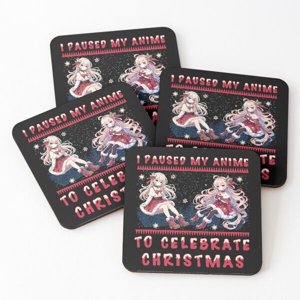 Item preview, Kawaii Girl Anime Christmas Break To Celebrate designed and sold by LuminOrb.