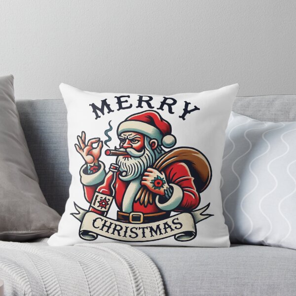 Item preview, Tattoo Style Christmas Merry Christmas designed and sold by LuminOrb.