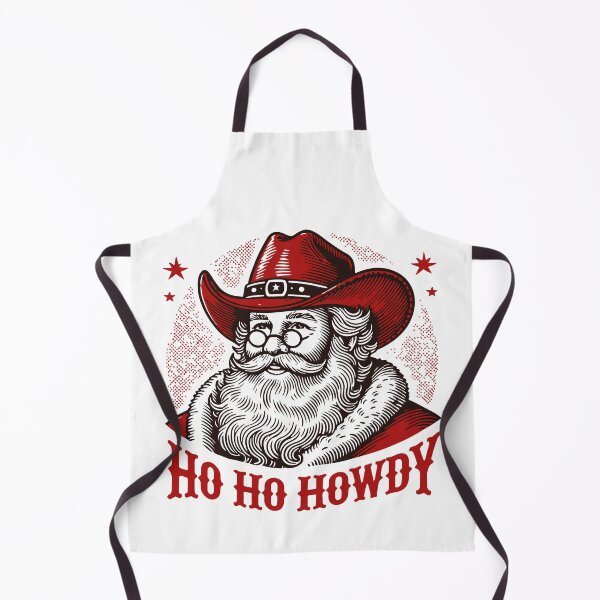 Item preview, Christmas Western Joy Ho Ho Howdy Santa designed and sold by LuminOrb.