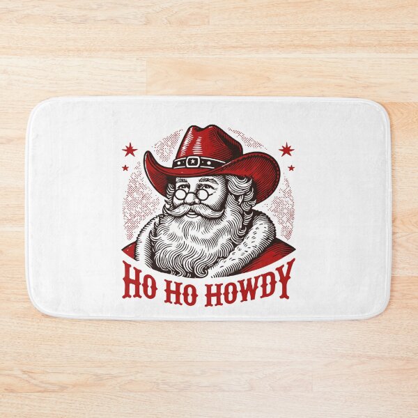 Item preview, Christmas Western Joy Ho Ho Howdy Santa designed and sold by LuminOrb.