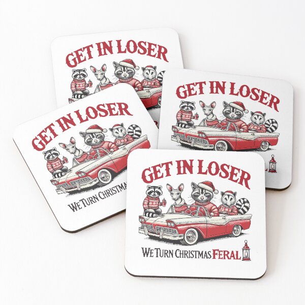Item preview, We Turn Christmas Feral - Funny Christmas Motifs designed and sold by LuminOrb.
