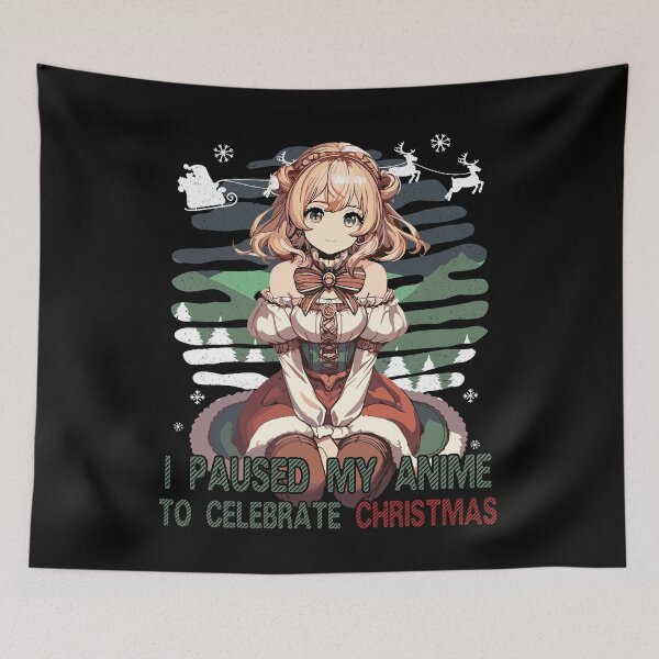 Item preview, Anime Christmas Break Funny Design designed and sold by LuminOrb.