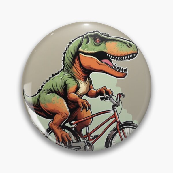 Item preview, A t-rex riding a bicycle designed and sold by cute-corner0.