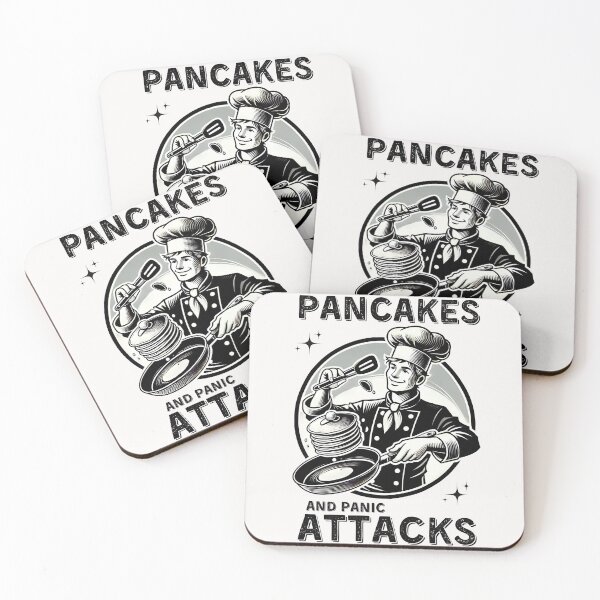Item preview, Pancakes and Panic Attacks Retro  designed and sold by ManiaGrania.