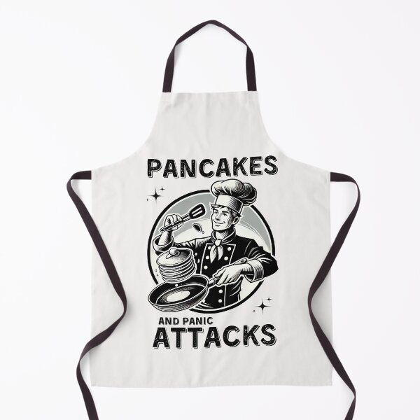Item preview, Pancakes and Panic Attacks Retro designed and sold by ManiaGrania.