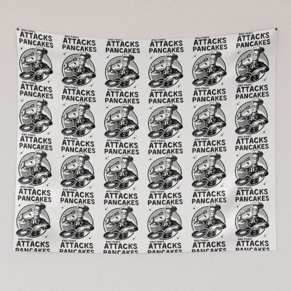 Item preview, Pancakes and Panic Attacks Retro  designed and sold by ManiaGrania.