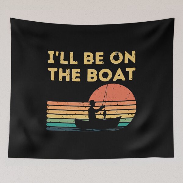 Item preview, I'll Be on The Boat Outdoor Fishing Fisherman designed and sold by Guess4best.