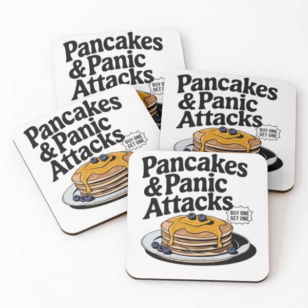 Item preview, Pancakes and Panic Attacks Retro  designed and sold by ManiaGrania.