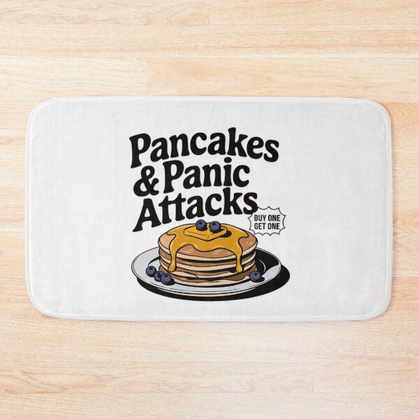 Item preview, Pancakes and Panic Attacks Retro  designed and sold by ManiaGrania.