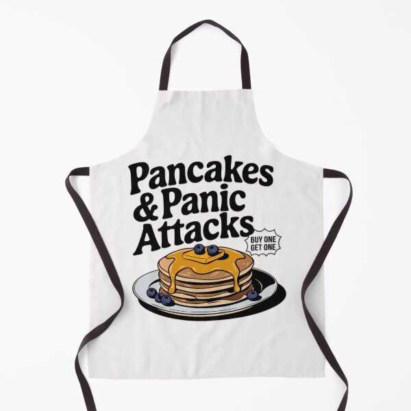 Item preview, Pancakes and Panic Attacks Retro designed and sold by ManiaGrania.