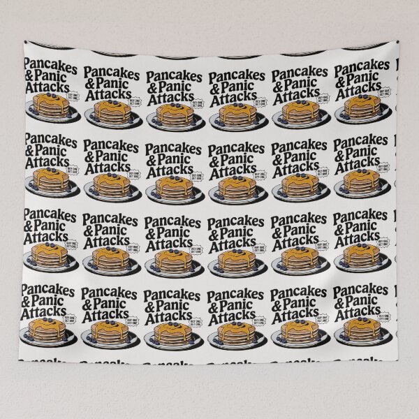 Item preview, Pancakes and Panic Attacks Retro  designed and sold by ManiaGrania.