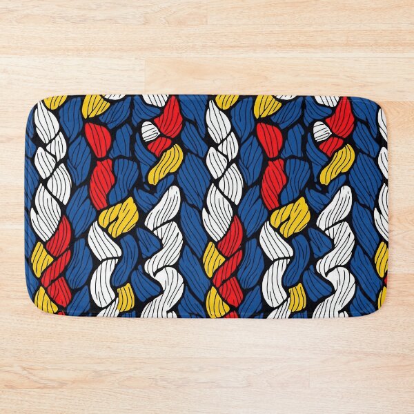Item preview, Bold woven motifs with intricate patchwork accents designed and sold by Piotrek0001.