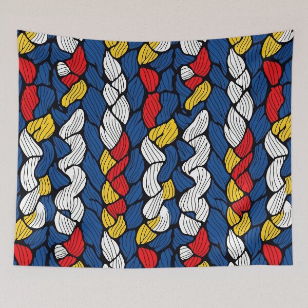 Item preview, Bold woven motifs with intricate patchwork accents designed and sold by Piotrek0001.
