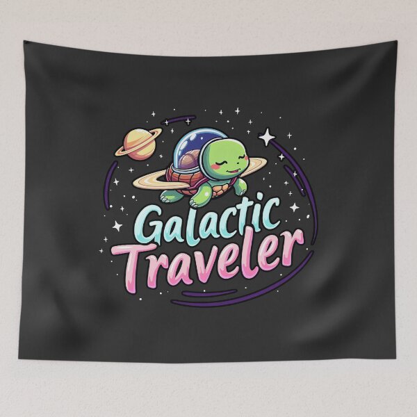 Item preview, Galactic Traveler – Turtle in Space designed and sold by Bulwshop.