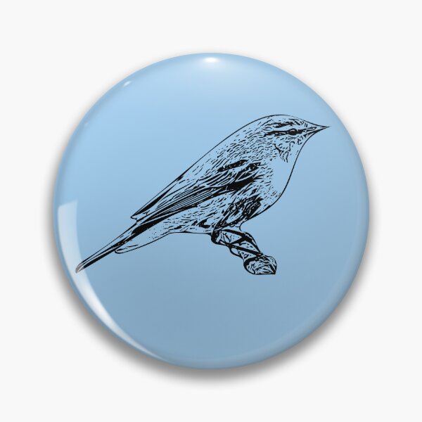Item preview, Common Chiffchaff Black Design  designed and sold by designsasstultd.
