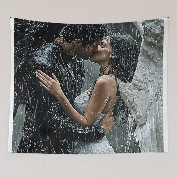 Item preview, Ethereal Union in the Rain designed and sold by oanaunciuleanu.