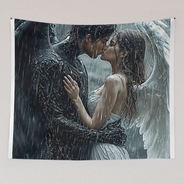 Item preview, Ethereal Union in the Rain designed and sold by oanaunciuleanu.