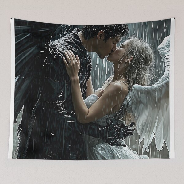 Item preview, Ethereal Union in the Rain designed and sold by oanaunciuleanu.