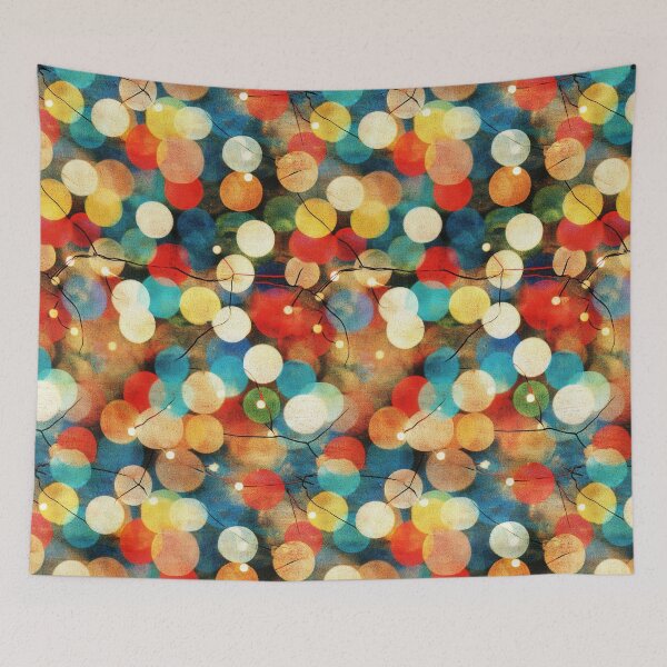 Item preview, Radiant glowing spheres in festive color palettesffect designed and sold by Piotrek0001.