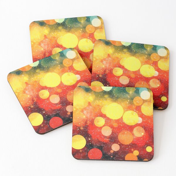 Item preview, Multicolor glowing circles with layered compositions designed and sold by Piotrek0001.