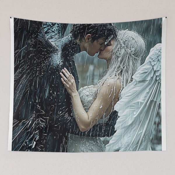 Item preview, Ethereal Union in the Rain designed and sold by oanaunciuleanu.